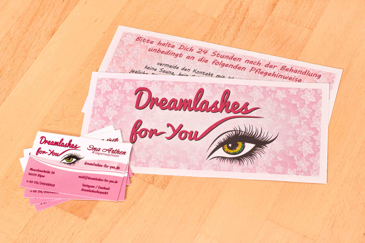 Pflegehinweise - Dreamlashes for You